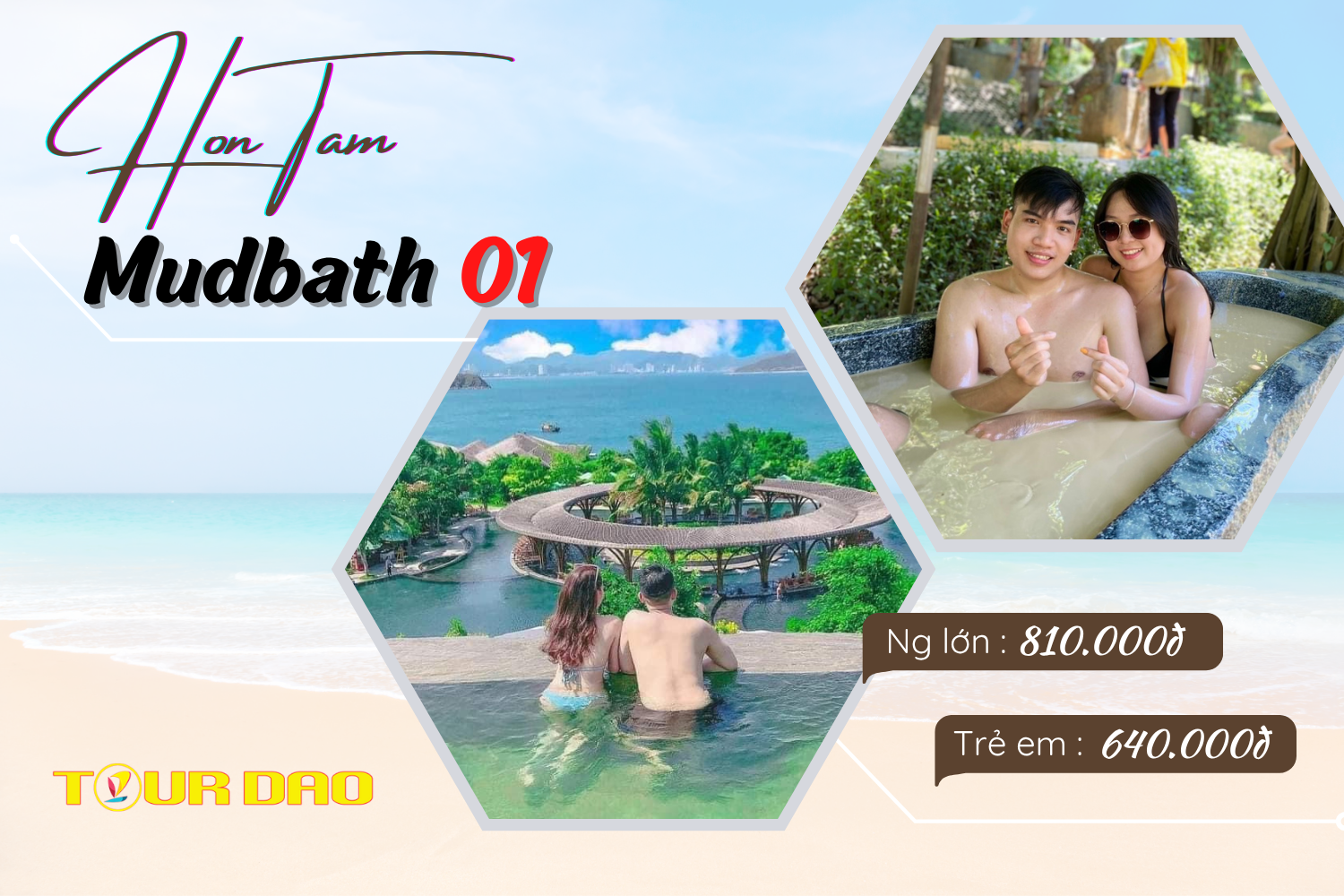 Vé tắm bùn Hòn Tằm 3 Mudbath 01